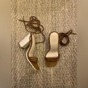 Oasis Society Wrap Around Ankle Heels size 8